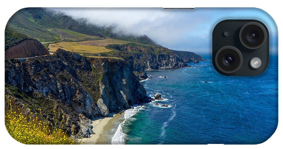 Big Sur iPhone Case featuring the photograph Hurricane Point in the Clouds by Derek Dean