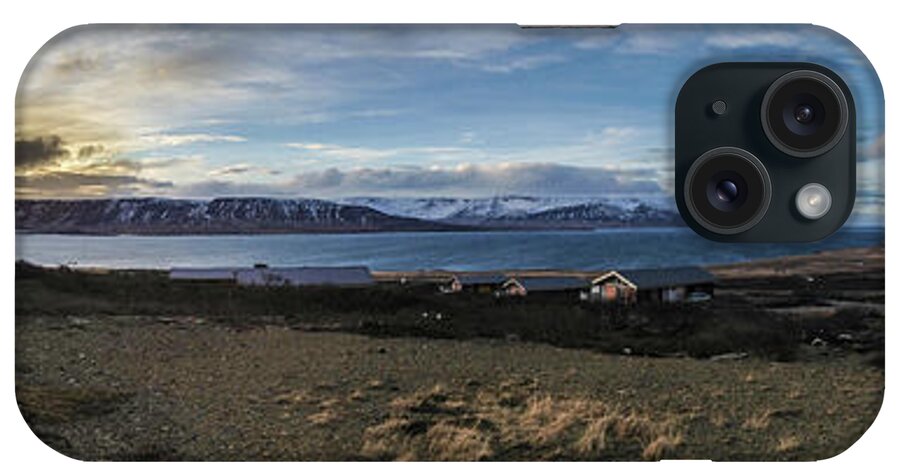 Hvalfjörður iPhone Case featuring the photograph Hvalfjorour Panorama by Geoff Smith