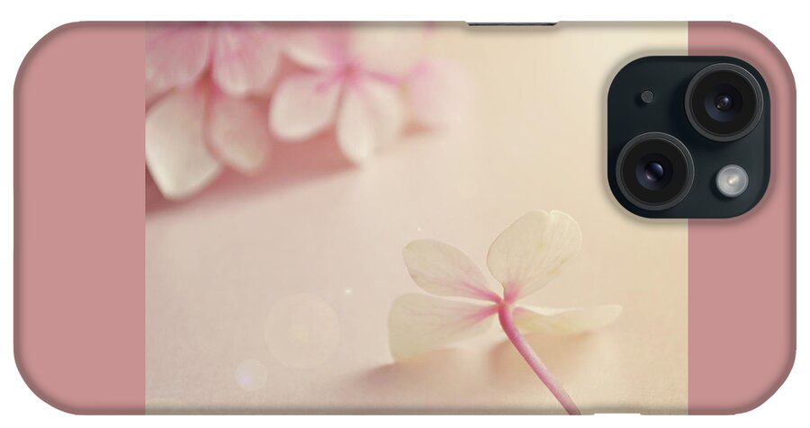 Pink iPhone Case featuring the photograph Hydrangea Flower by Lyn Randle