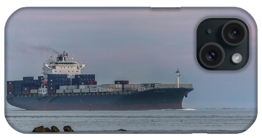 Container iPhone Case featuring the photograph Shipping Lanes - Charleston SC by Dale Powell