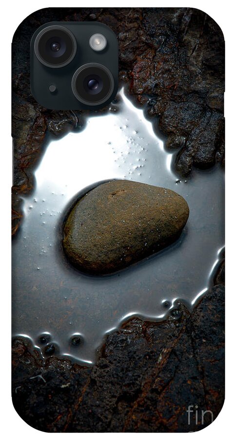 Rock iPhone Case featuring the photograph I am a rock by David Hillier