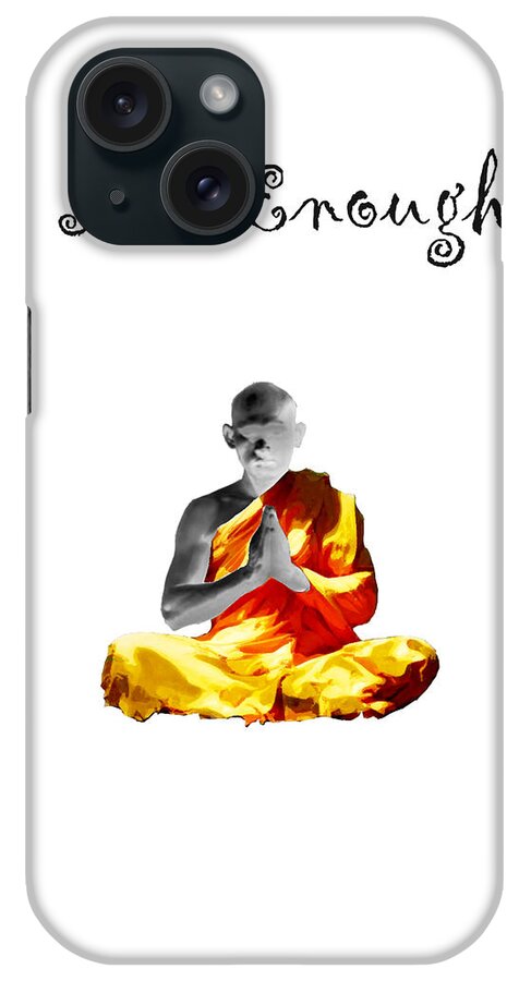 I Am Enough iPhone Case featuring the painting I am Enough by Carlos Paredes Grogan