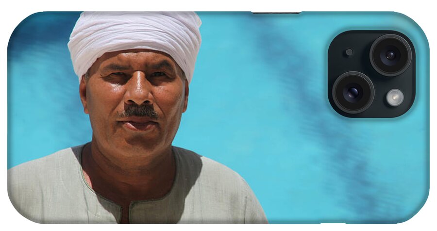 Al-ahyaa iPhone Case featuring the photograph I am the pool man by Jez C Self