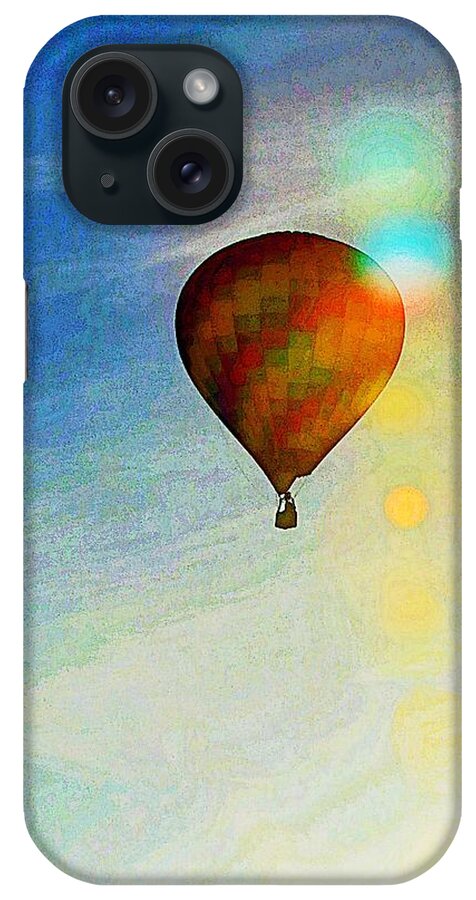 Balloon iPhone Case featuring the photograph Icarus' Dream by Steve Warnstaff