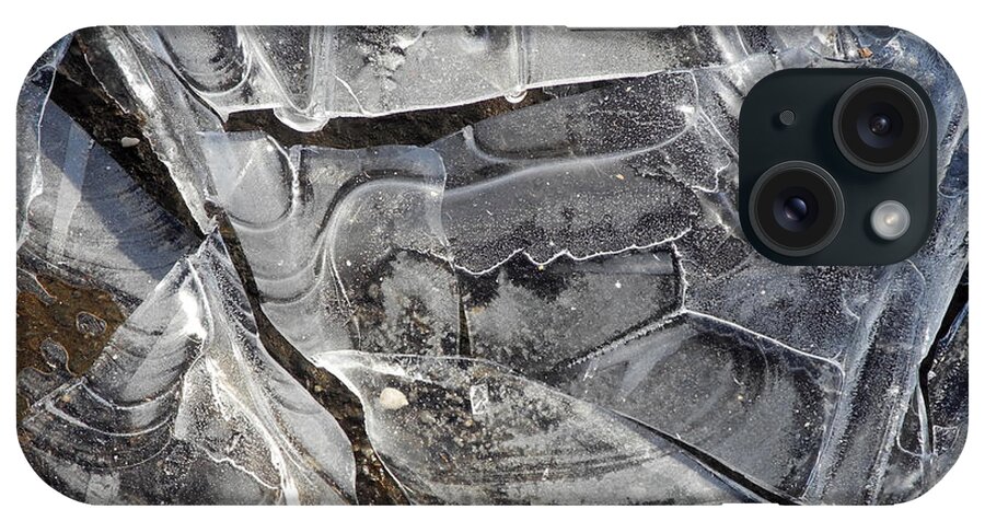Ice iPhone Case featuring the photograph Ice Abstract by Lynda Lehmann