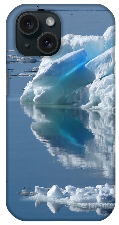 Ice Shove iPhone Case featuring the photograph Ice Shove Reflection by David T Wilkinson