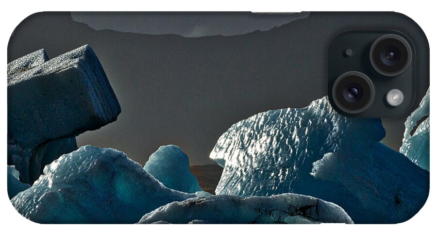 Bay iPhone Case featuring the photograph Icebergs in the Late Afternoon - Iceland by Stuart Litoff