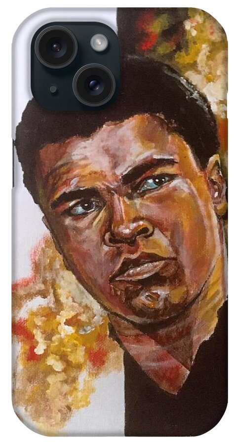 Portrait iPhone Case featuring the painting Icon by Joel Tesch
