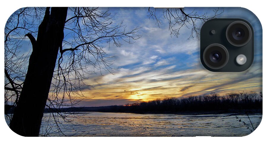 Icy River iPhone Case featuring the photograph Icy River by Cricket Hackmann