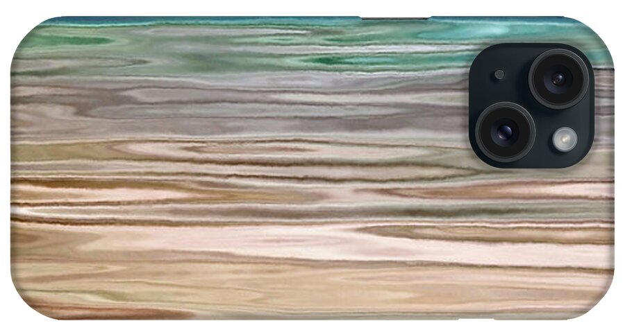 Abstract Art iPhone Case featuring the painting Immersed - Abstract Art by Jaison Cianelli