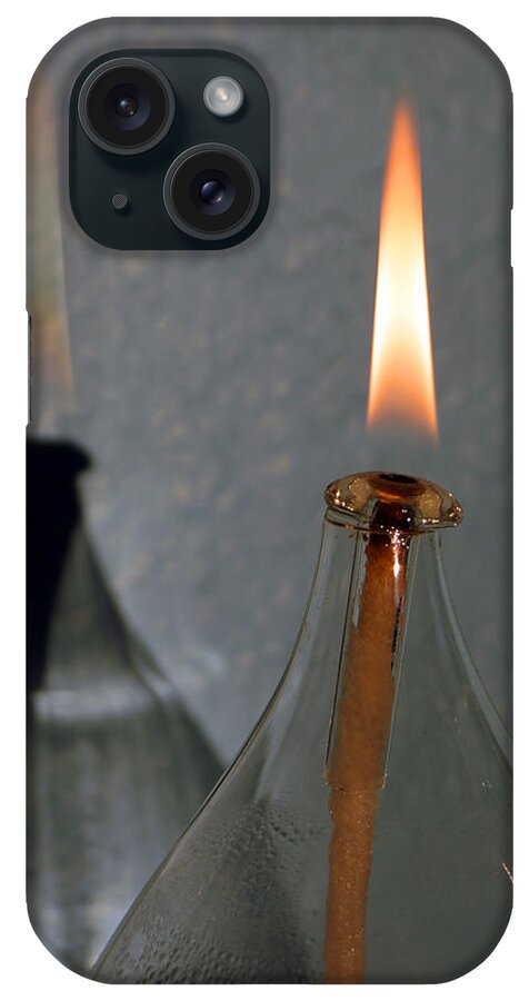 Oil Lamp iPhone Case featuring the digital art Impossible Shadow Oil Lamp by Jana Russon