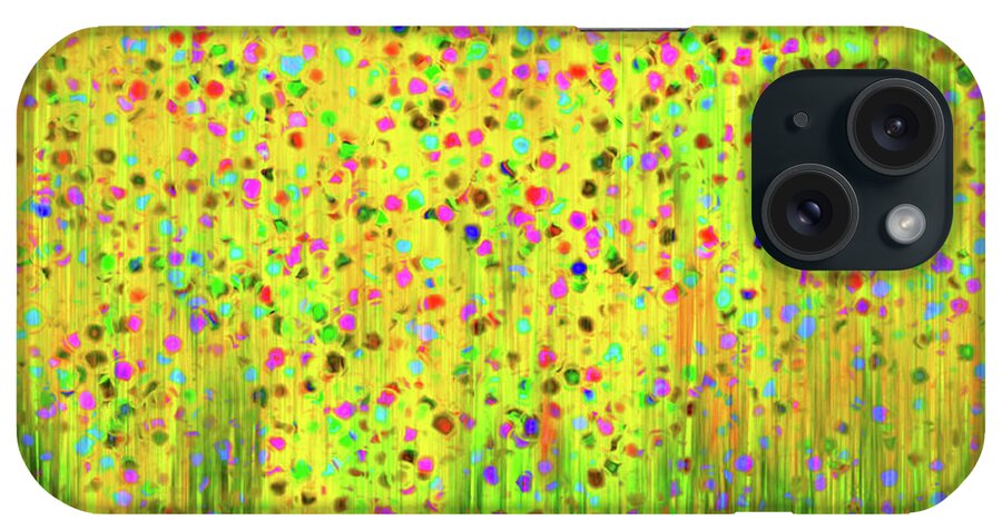 Impressionist iPhone Case featuring the digital art Impressionist meadow by Silvia Ganora