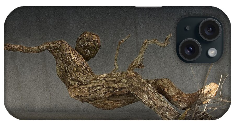 Groot iPhone Case featuring the mixed media In An Instant a sculpture by Adam Long by Adam Long