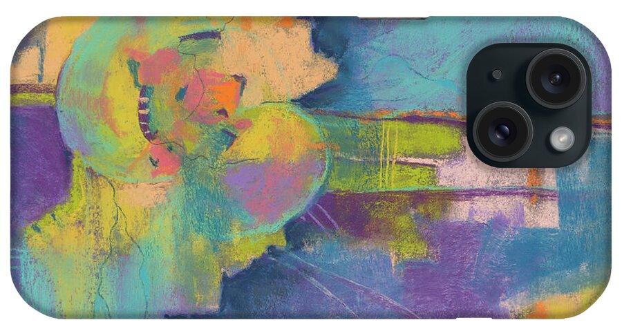 Pastel iPhone Case featuring the painting In Gear by Lee Beuther