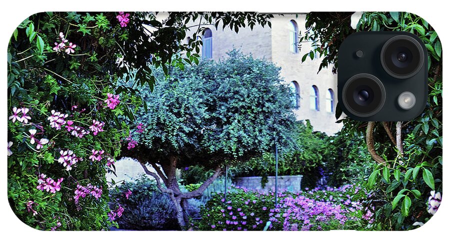 Garden iPhone Case featuring the photograph In The Garden at Mount Zion Hotel by Lydia Holly