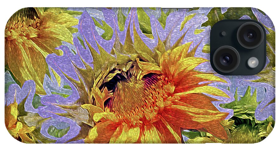 Sunflower iPhone Case featuring the photograph In the Light of The Sun by Lynda Lehmann