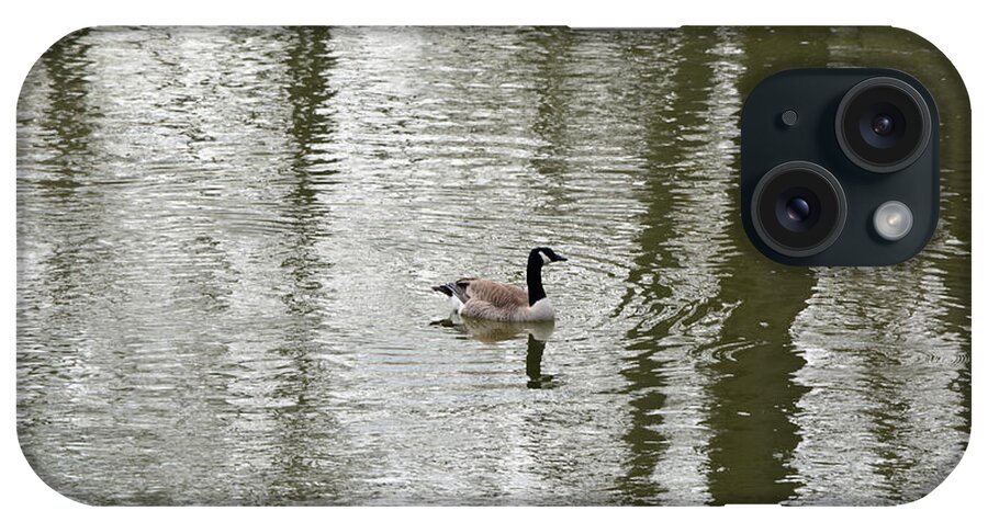 Goose iPhone Case featuring the photograph In The Middle Of It All by Richard Andrews