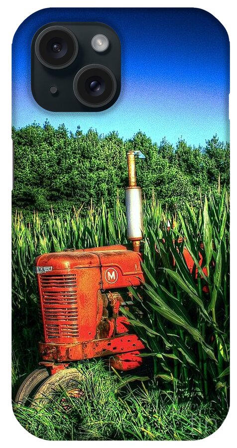 Tractor iPhone Case featuring the photograph In the Midst by Randy Pollard