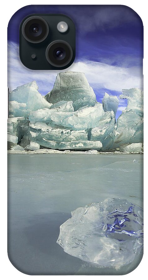 Alaska Winter iPhone Case featuring the photograph In The Rough by Ed Boudreau