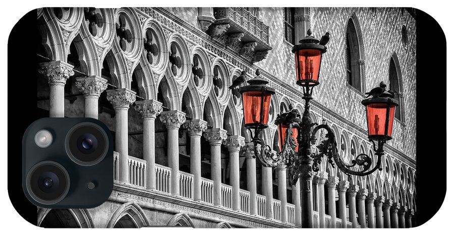 Venice iPhone Case featuring the photograph In The Shadow of The Doges Palace Venice by Carol Japp