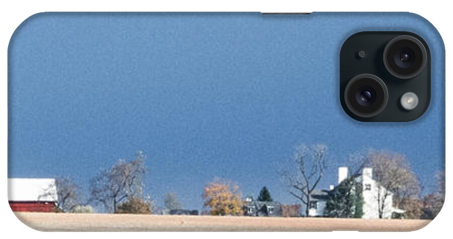 Poolesville iPhone Case featuring the photograph In the Vicinity of Bascule Farm, Poolesville, Maryland, Autumn 2 by James Oppenheim