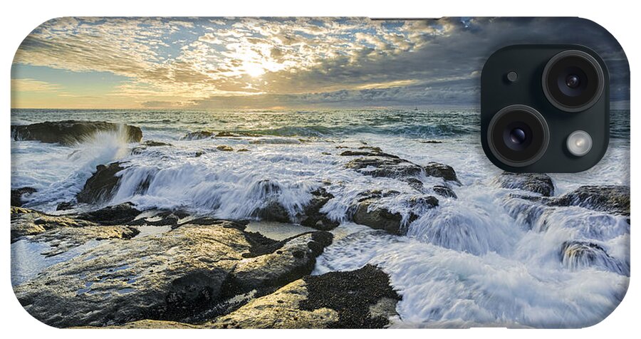 Seascape iPhone Case featuring the photograph Incoming II by Robert Bynum