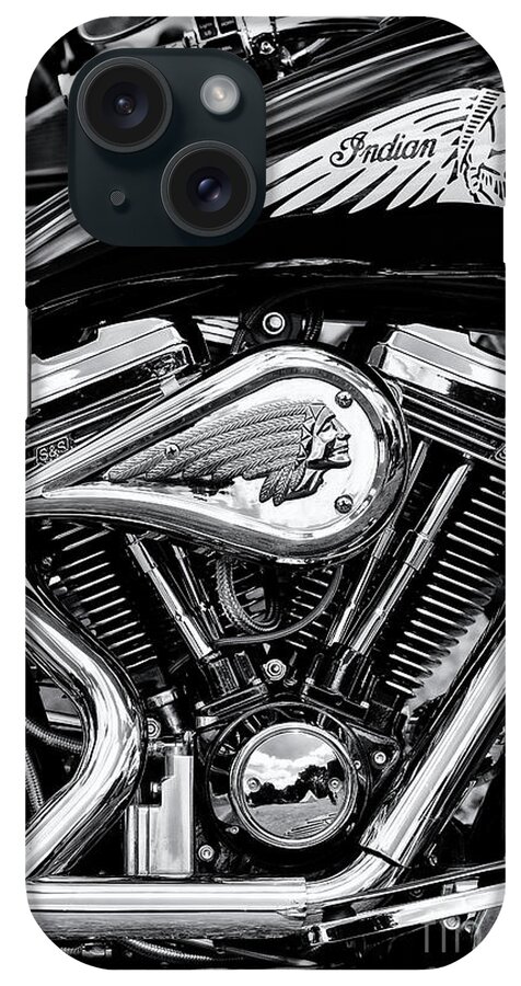 2001 iPhone Case featuring the photograph Indian Chief Centennial Motorcycle by Tim Gainey