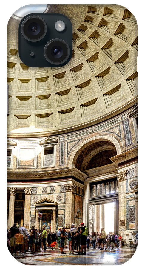 Pantheon iPhone Case featuring the photograph Inside the Pantheon by Weston Westmoreland