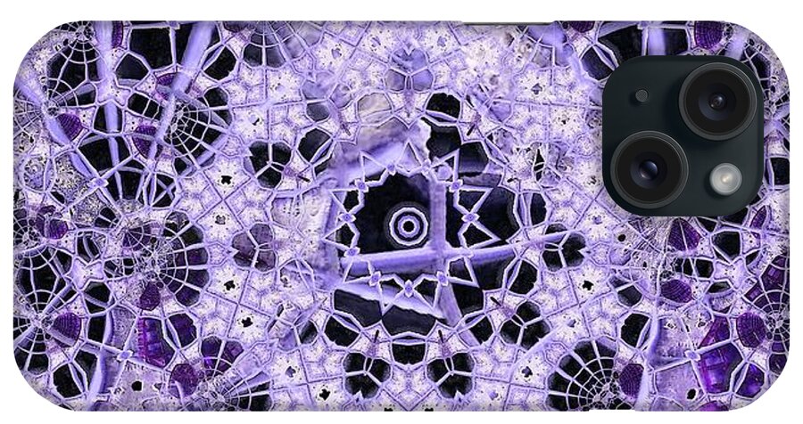Abstract iPhone Case featuring the digital art Interwoven by Ronald Bissett