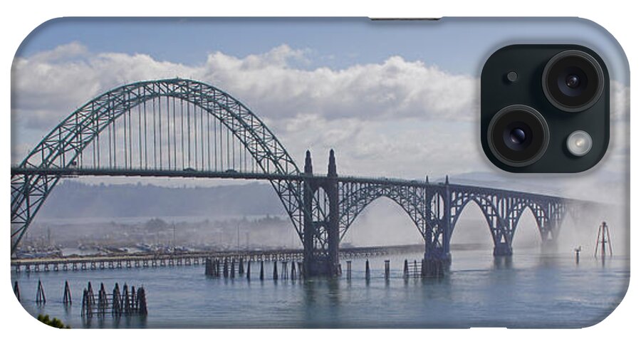 Oregon iPhone Case featuring the photograph Into the Fog at Newport by Mick Anderson