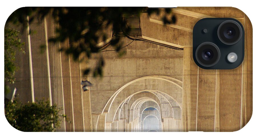 Bridge iPhone Case featuring the photograph Into The Light by Linda Shafer