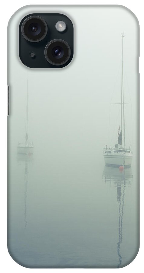 Boat iPhone Case featuring the photograph Into The Mystic by Sandra Parlow