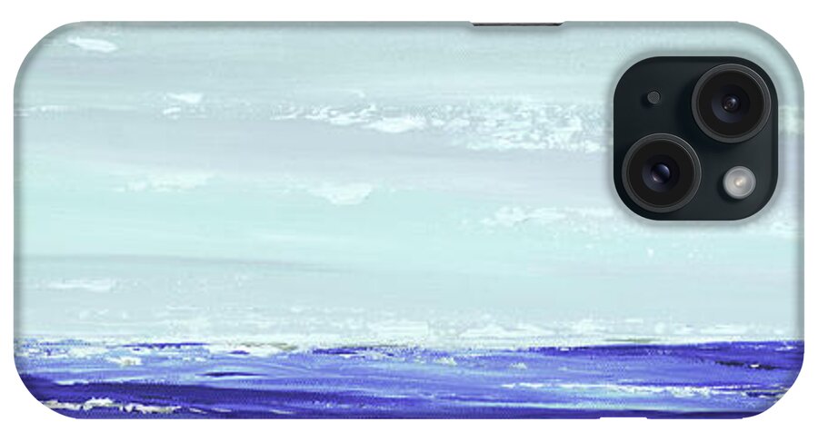 Ocean iPhone Case featuring the painting Into The Wind by Tamara Nelson