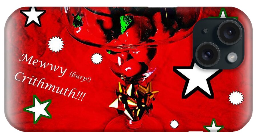 Christmas iPhone Case featuring the photograph Too Many Appletinis by Eileen Brymer