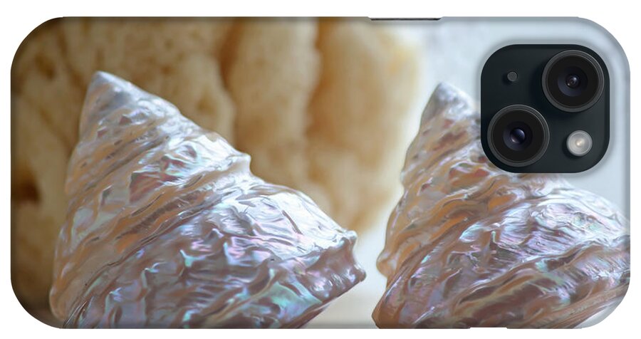 Shell iPhone Case featuring the photograph Iridescent by Aiolos Greek Collections