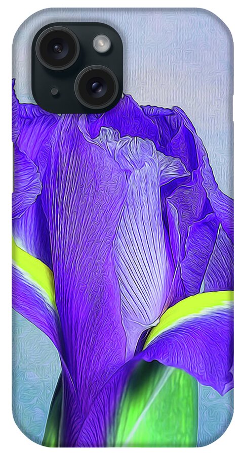 Iris iPhone Case featuring the photograph Iris Flower by Tom Mc Nemar