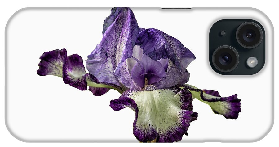 Iris iPhone Case featuring the photograph Iris with Flare by Belinda Greb