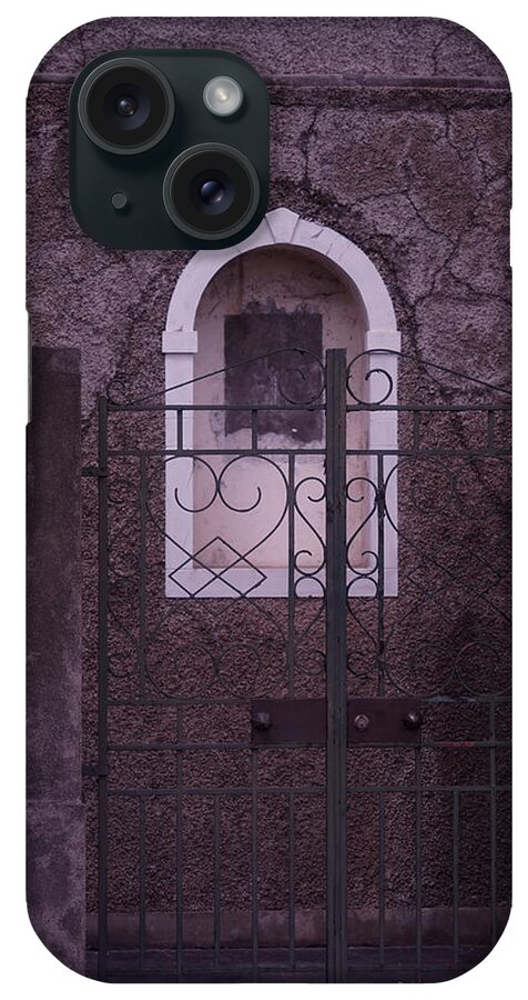 Wrought Iron Gate iPhone Case featuring the photograph Iron Gate by Brooke Bowdren