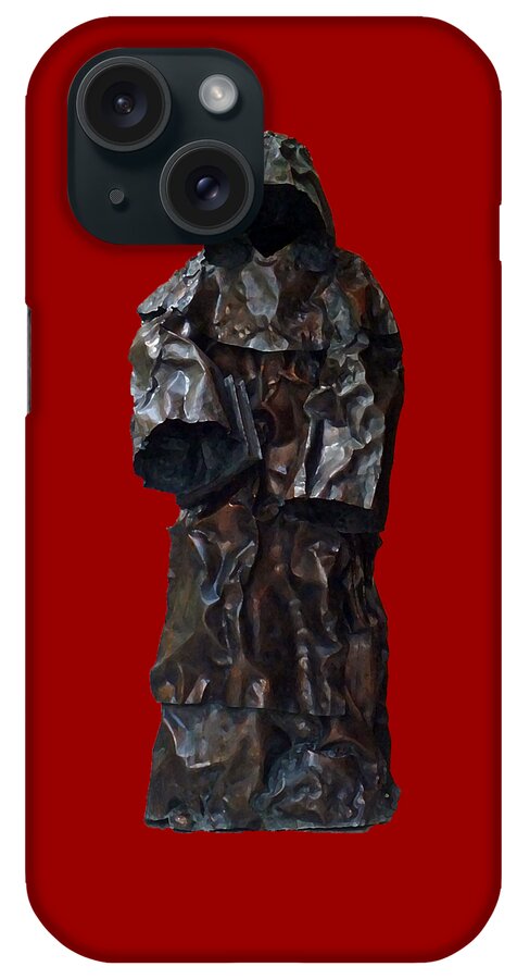 Digital Art iPhone Case featuring the digital art Iron Robe Art by Francesca Mackenney