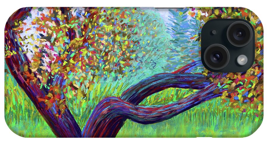 Isleford Dock iPhone Case featuring the painting Islesford Apple Tree Near the Dock by Polly Castor