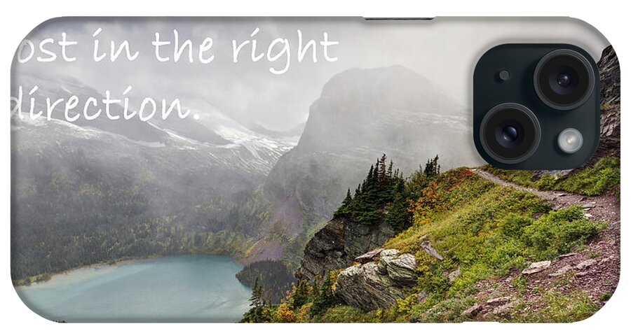 Autumn iPhone Case featuring the photograph It feels good to be lost in the right direction - Montana by Mark Kiver