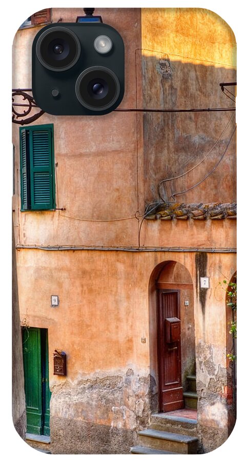 Old iPhone Case featuring the photograph Italian alley by Silvia Ganora