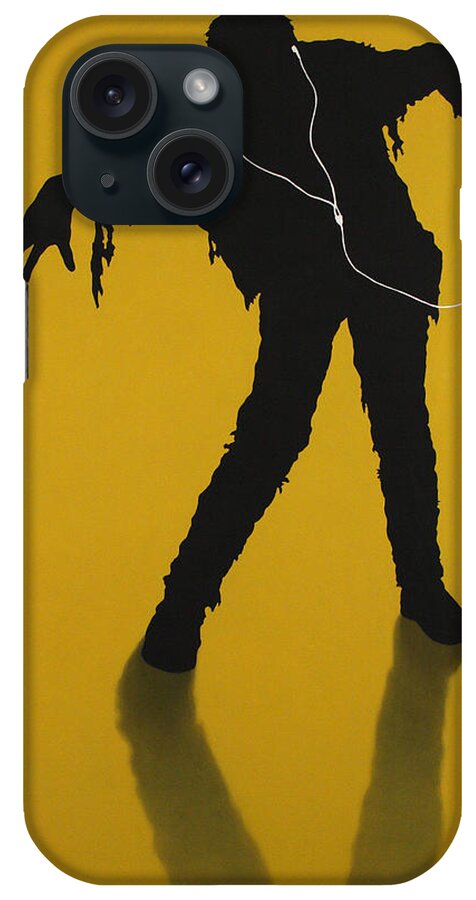 Ipod iPhone Case featuring the painting iZombie by James W Johnson