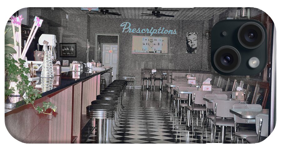 Interiors iPhone Case featuring the photograph Izzo's Drugstore by Jan Amiss Photography