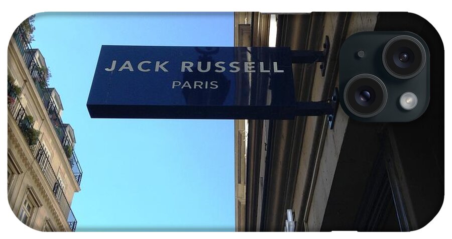 Jack Russell iPhone Case featuring the photograph Jack Russell Paris by Therese Alcorn