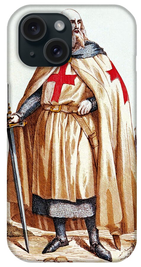 History iPhone Case featuring the photograph Jacques De Molay, Knights Templar Grand by Science Source
