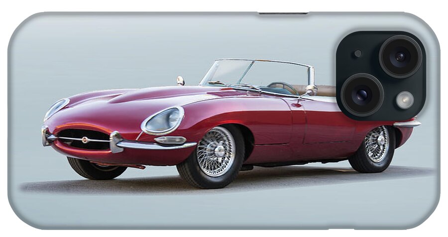 Auto iPhone Case featuring the photograph Jaguar E-Type Roadster III by Dave Koontz