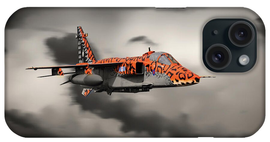 Jaguar iPhone Case featuring the digital art Jaguar Prowl by Airpower Art
