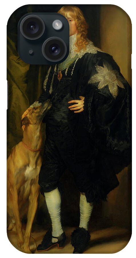 Painting iPhone Case featuring the painting James Stuart - Duke Of Richmond And Lennox            by Mountain Dreams