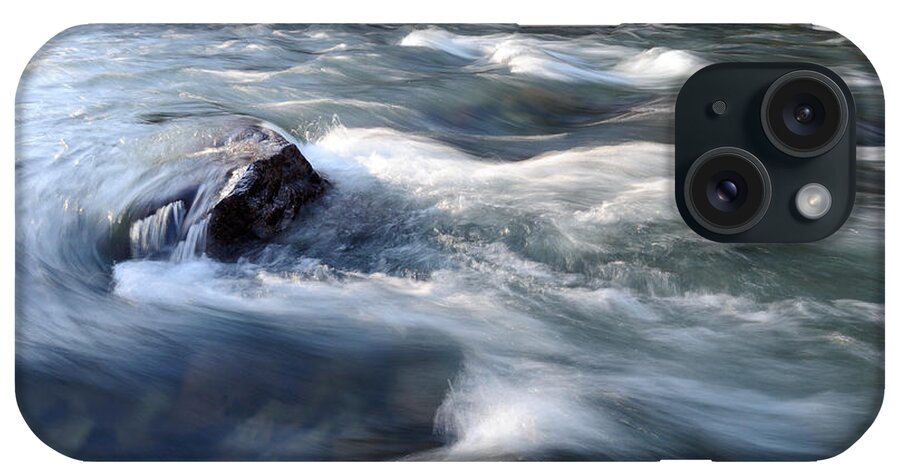 Terry Elniski Photography iPhone Case featuring the photograph Jasper - Maligne River by Terry Elniski